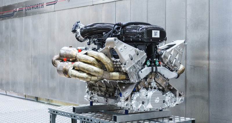 Cosworth designed naturally aspirated 6.5 Litre 65° V12 